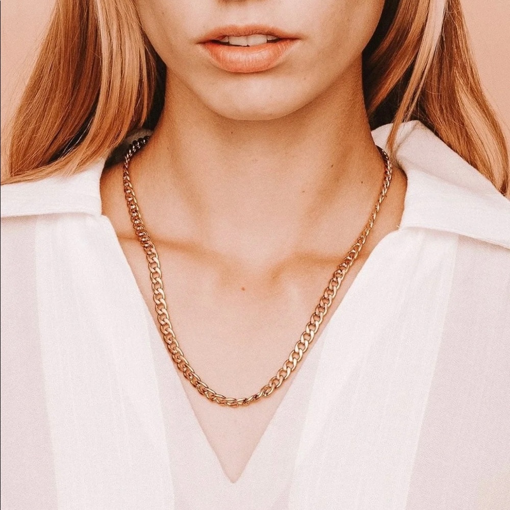 Cali Tiger 18K Gold Plated Necklace